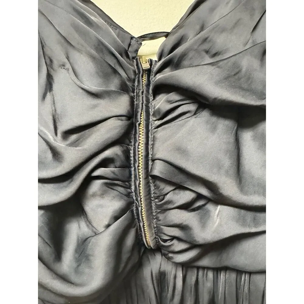 ULLA JOHNSON Mirelle Blouse, Noir, Black, Sz 8